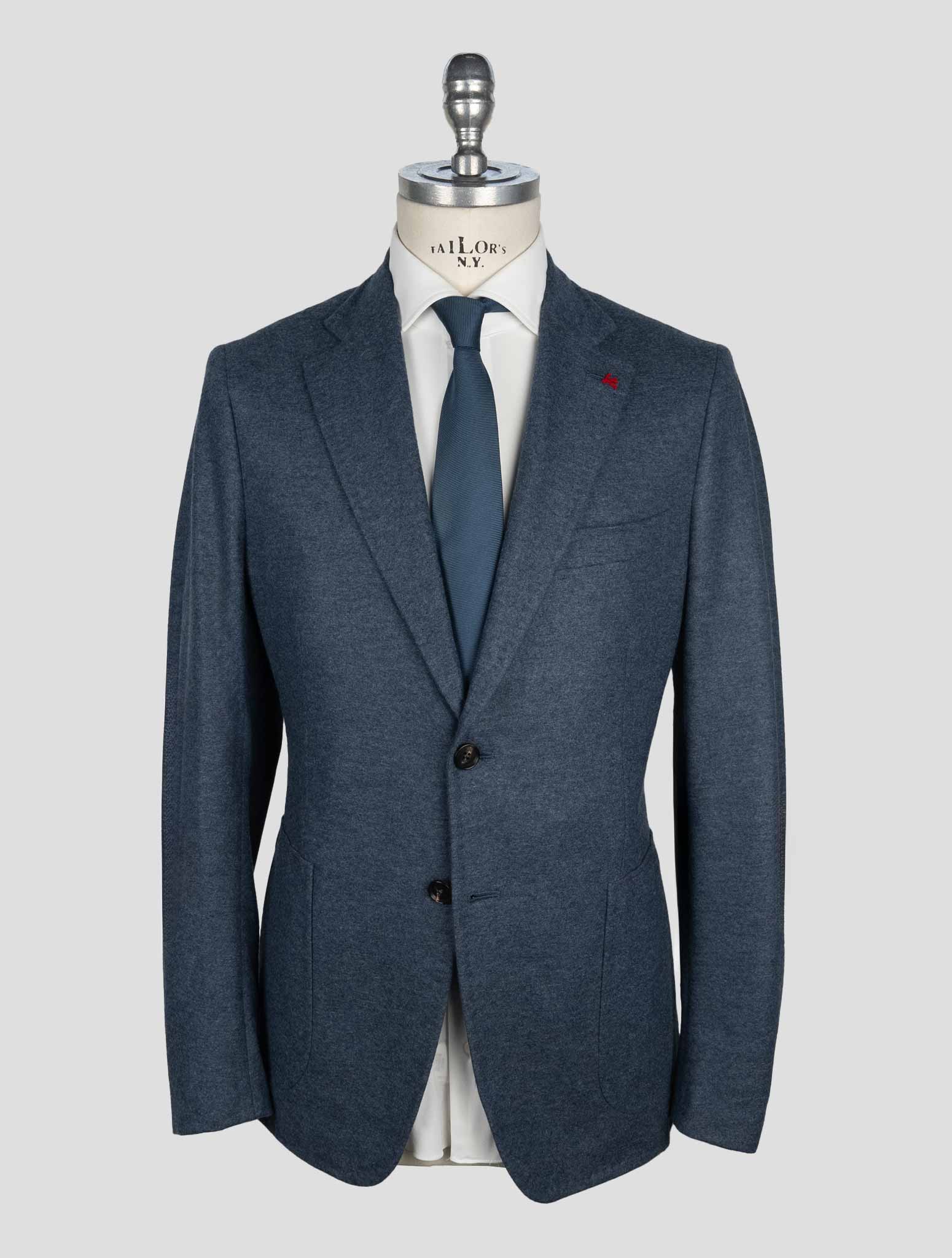 Isaia Blue Cashmere Blazer