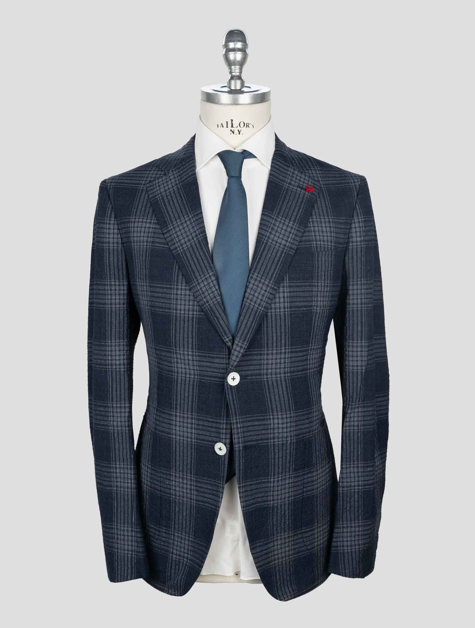 Isaia Wool Silk Linen Blazer