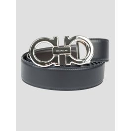 Ferragamo Black Leather Belt FRBE1 | IsuiT