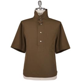 Bottega Veneta ブラウン オーバーサイズ 半袖シャツ 725676_va5y09_000.jpg