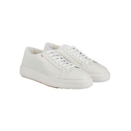 スニーカー SANTONI Women Sneakers WBCD61223BARTMEYI50 White Santoni - White Leather Low-Top Sneaker | Mitchell Stores