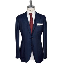 Kiton Knt Blue Wool Blazer | IsuiT