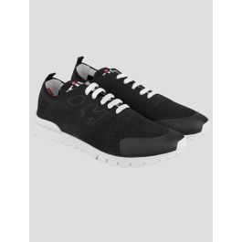 Kiton Black Cotton Ea Pu Sneakers | IsuiT