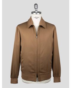 Cesare Attolini Brown Silk Coat 1