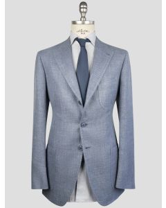 Cesare Attolini Light Blue Linen Silk Cotton Blazer 1