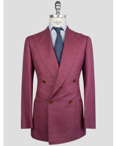 Cesare Attolini Violet Wool Linen Blazer 1