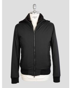 Barba Napoli Black Pl Pu Lapin Coat 1