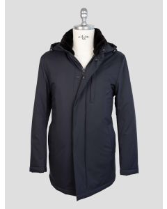Barba Napoli Blue Pl Pu Coypu Overcoat 1