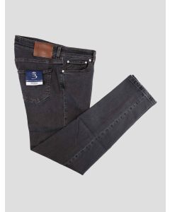 Barba Napoli Dark Gray Cotton Ea Jeans 1