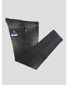 Barba Napoli Dark Gray Cotton Ea Jeans 1
