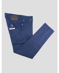 Barba Napoli Blue Cotton Ea Jeans 1