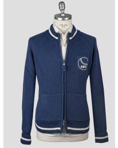 KNT Kiton Blue Wool Coat 1