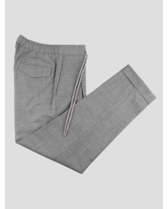 Barba Napoli Gray Pl Wool Ea Pants 1