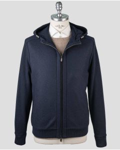 Cesare Attolini Blue Wool Coat 1