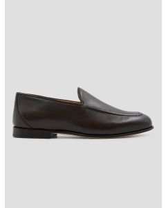 Kiton Brown Leather Loafers 1