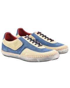 KITON Multicolor Leather Suede Sneakers 1