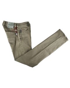 Tramarossa Green Cotton Pl Ea Jeans 1
