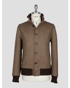 Kired Brown Virgin Wool Cashmere Camel Coat 1