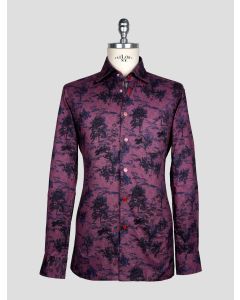 Kiton Violet Cotton Shirt 1