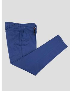 Marco Pescarolo Blue Cotton Ea Pants 1