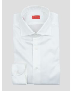Isaia  White Cotton Shirt 1