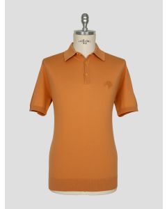 Stefano Ricci Orange Cotton Polo 1