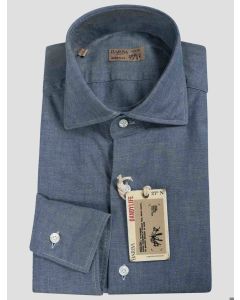 Barba Napoli Barba Napoli Denim Cotton Shirt DEnim 000