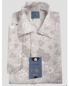 Barba Napoli Barba Napoli Pink Cotton Short Sleeve Shirt Pink 000