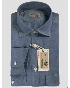 Barba Napoli Barba Napoli Denim Cotton Shirt Denim 000