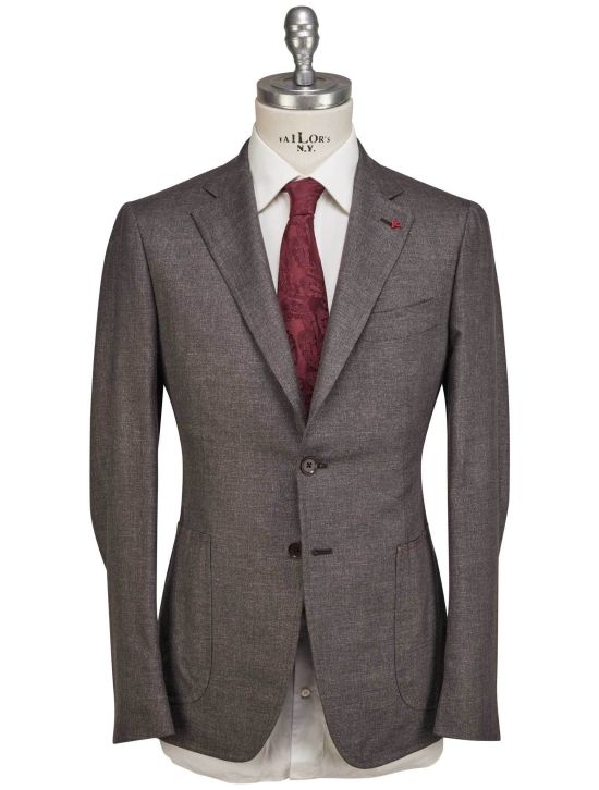 Isaia Isaia Gray Silk Blazer Gray 000