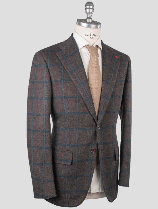 Isaia Isaia Green Wool Cashmere Blazer Green 001
