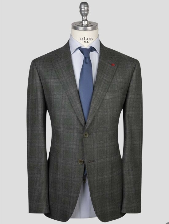 Isaia Isaia Green wool Suit Green 000
