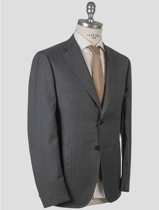Isaia Isaia Gray Wool Suit Gray 001