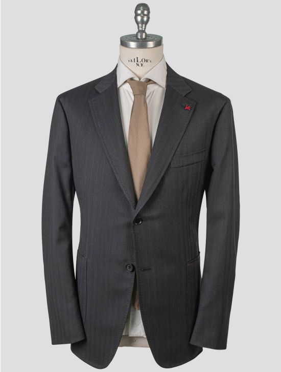 Isaia Isaia Gray Wool Suit Gray 000