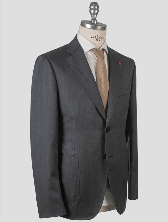 Isaia Isaia Gray Wool Suit Gray 001