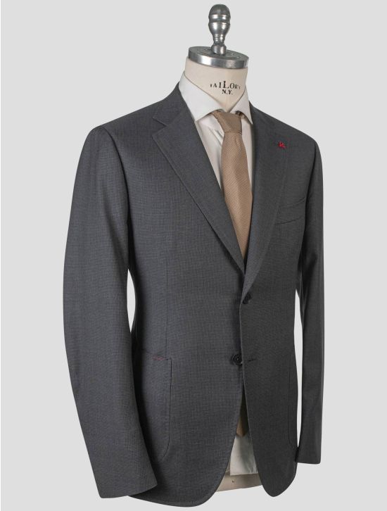 Isaia Isaia Gray Wool Suit Gray 001