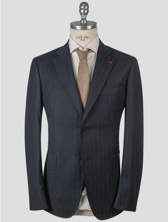 Isaia Isaia Blue Wool Suit Blue 000
