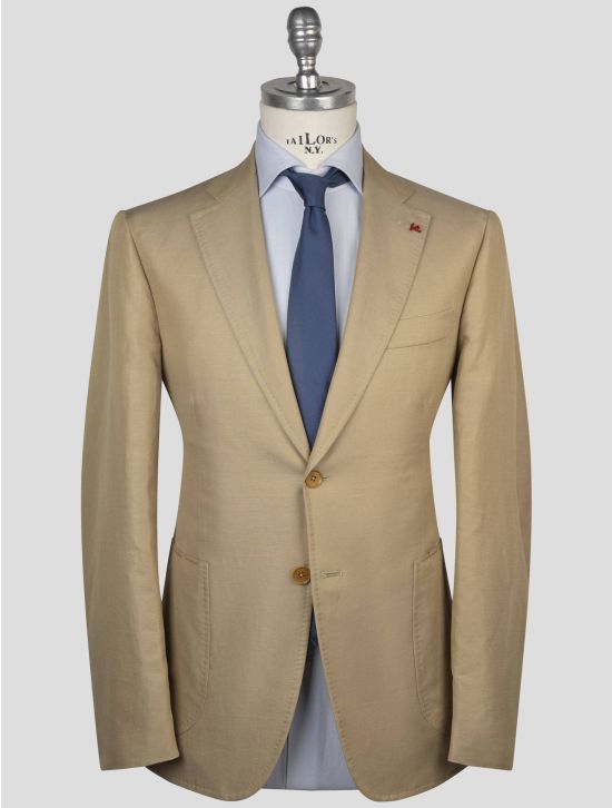 Isaia Isaia Beige Cotton Linen Suit Beige 000