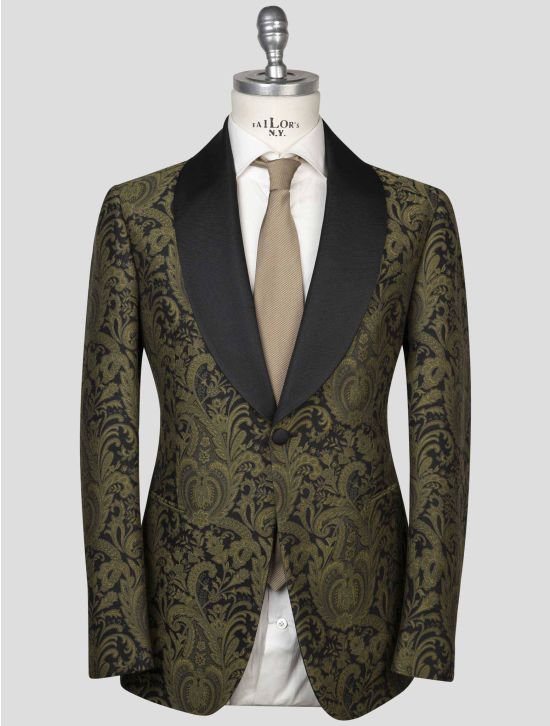 Isaia Isaia Multicolor Wool Silk Cotton Smoking Blazer Multicolor 000