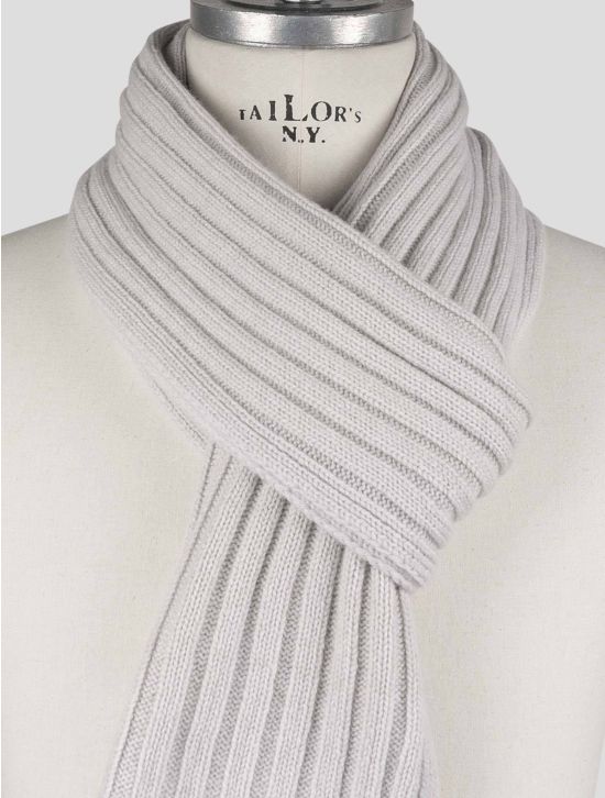 Gran Sasso Gran Sasso Gray Cashmere Scarves Gray 001