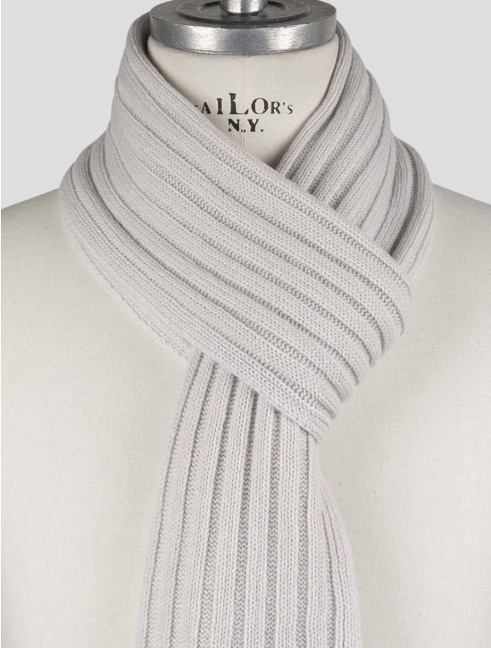 Gran Sasso Gran Sasso Light Gray Cashmere Scarves Light Gray 001