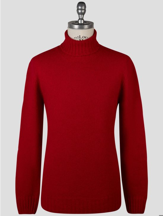 Gran Sasso Gran Sasso Red Virgin Wool Pa Sweater Turtleneck Red 000