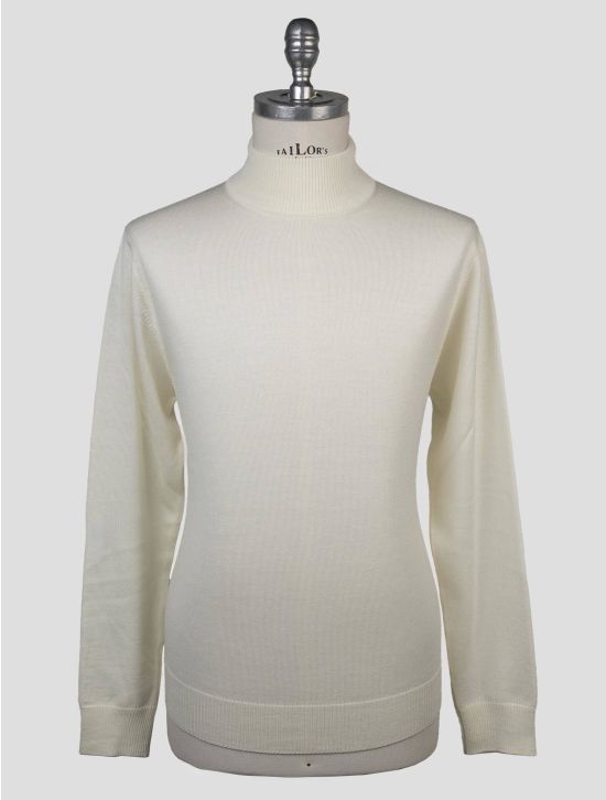 Luigi Borrelli Luigi Borrelli White Virgin Wool Sweater white 000