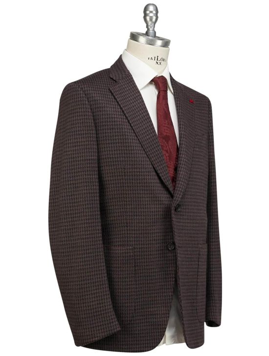 Isaia Isaia Multicolor Wool Pa Blazer Multicolor 001