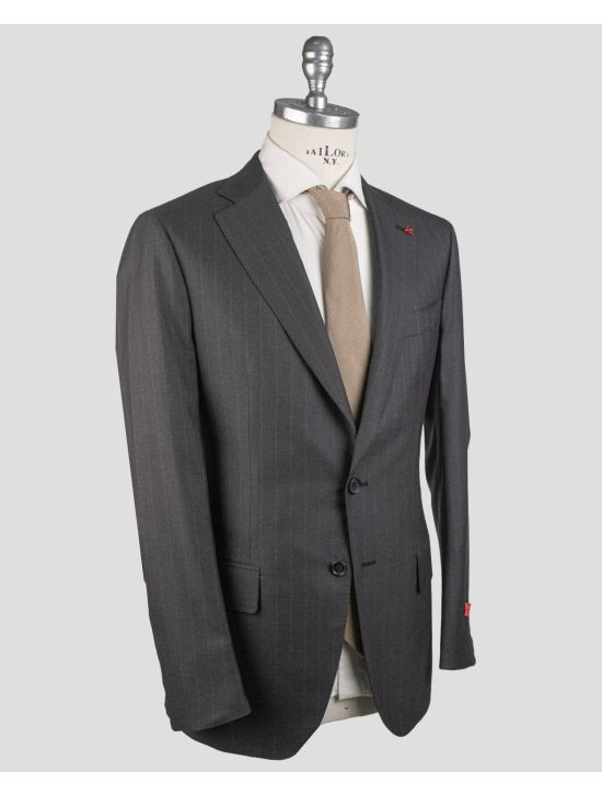 Isaia Isaia Gray Wool Suit Gray 001