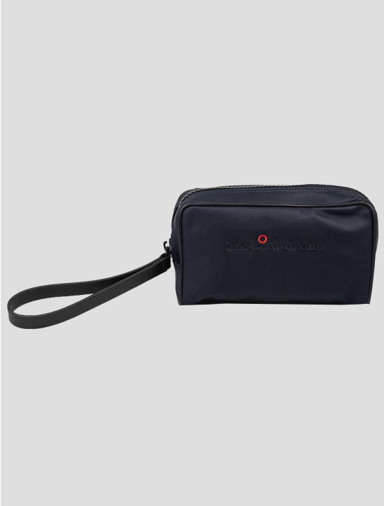 Kiton Blue Navy Pa Pochette 1