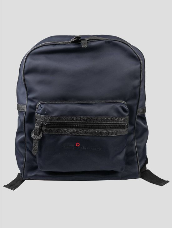 Kiton Blue Navy Pa Backpack 1