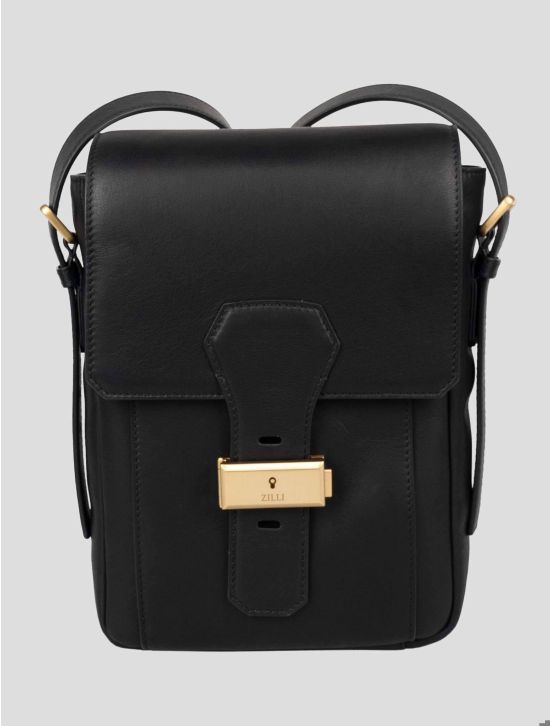 Zilli Black Leather Bag 1