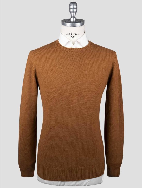 Gran Sasso Gran Sasso Brown Virgin Wool Sweater Crewneck Brown 000