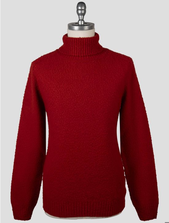 Gran Sasso Gran Sasso Red Virgin Wool Sweater Turtleneck Red 000